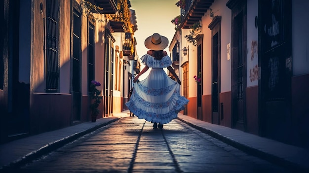 Greeting card for Cinco de Mayo with Mexican traditions Generative Ai