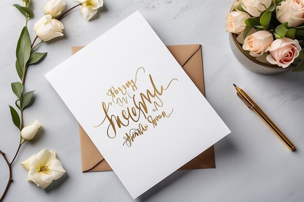 Greeting Card Mockup