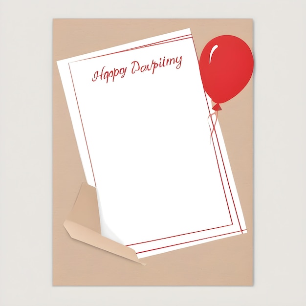 greeting card template without text