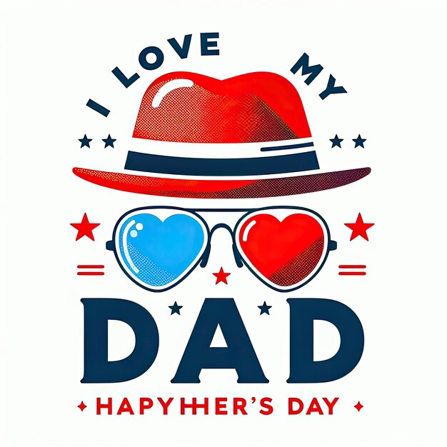 Greeting card with nice message of fathers day