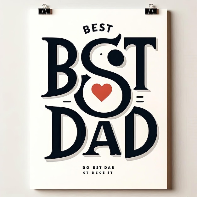 Photo greeting card with nice message of fathers day