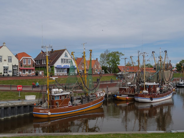 Foto greetsiel aan de noordzee