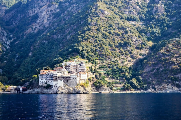 Photo gregoriou monastery mount athos