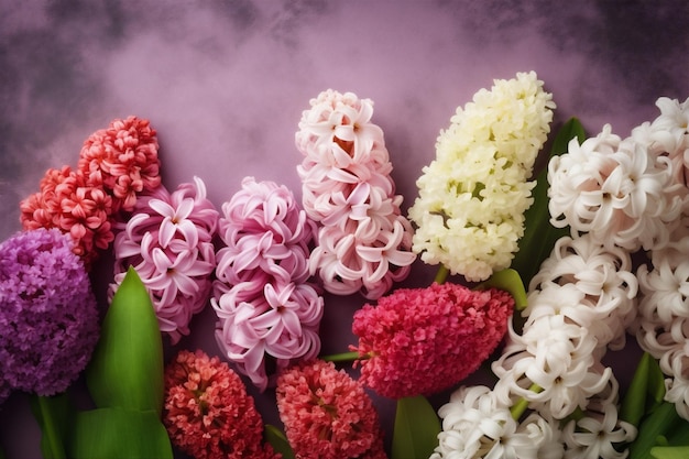 Grens kopie lente bloemen achtergrond prachtige natuur bloemen groene ruimte blad bloesem Generatieve AI