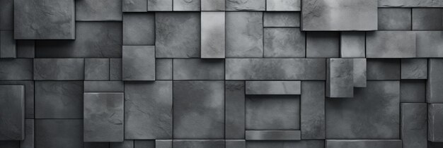 Grey Abstraction Cubes