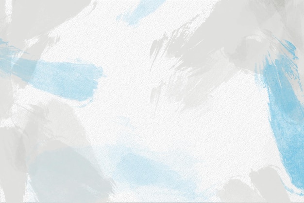 grey and blue abstract watercolor texture background brush strokes on canva