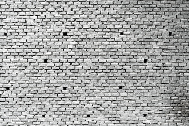 Grey brick wall texture for background