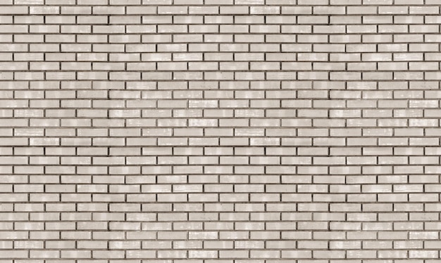 Photo grey brick wall with cement, construction, seamless background