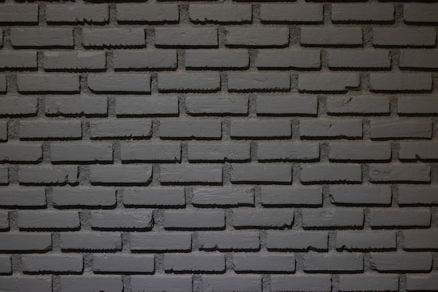 Grey color brick wall for background