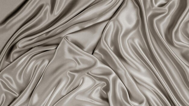 Grey color silk fabric background