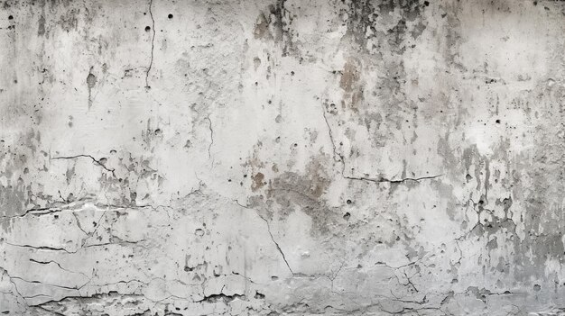 Grey concrete wall texture background cracks scratche Generative Ai