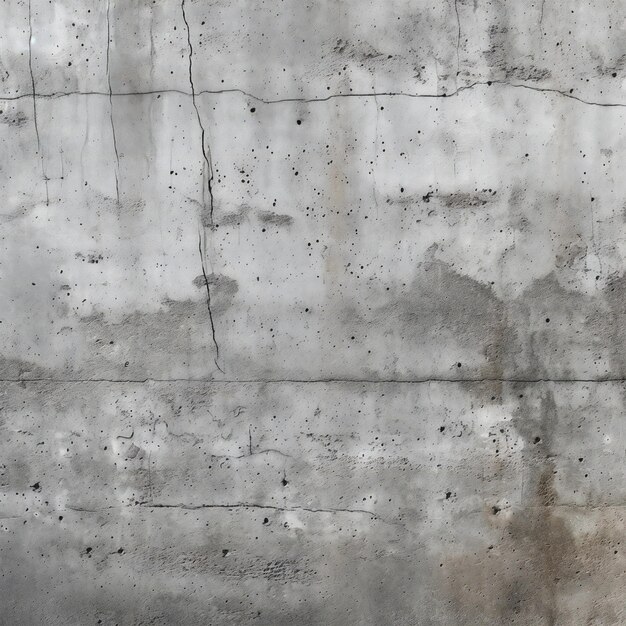 Grey concrete wall with cracks and scratches Abstract background for design