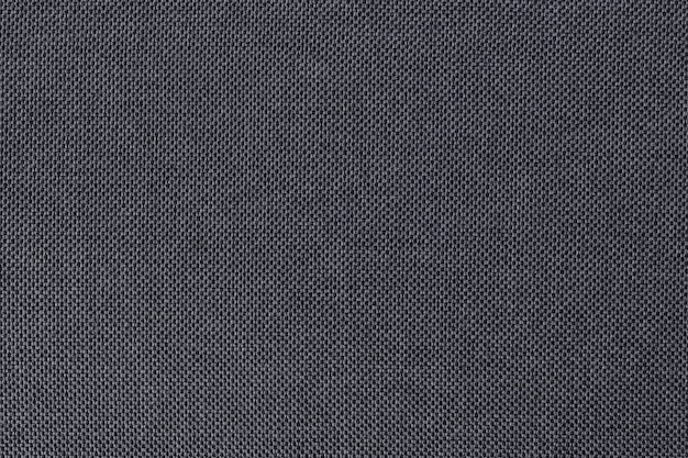 Photo grey cotton fabric texture background, seamless surface of natural textile.