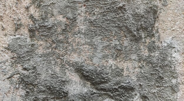 Grey empty concrete wall texture white plastered wall texture or background messy street wall