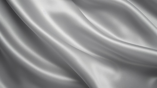Фото Серая ткань текстура фона с абстрактными мягкими волнами