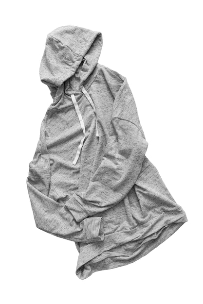 Grey hoody isolated