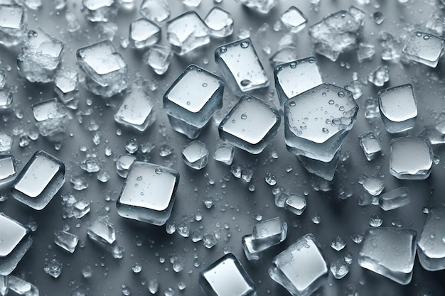 Photo grey ice background