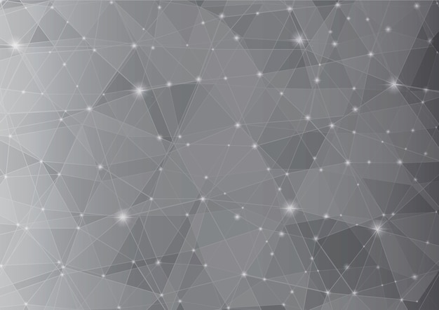 Grey polygon background