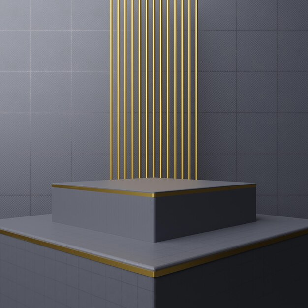 gray_product_podium_with_gold_stripe_backround