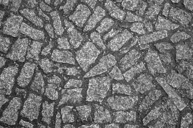 Grey stone pavement texture