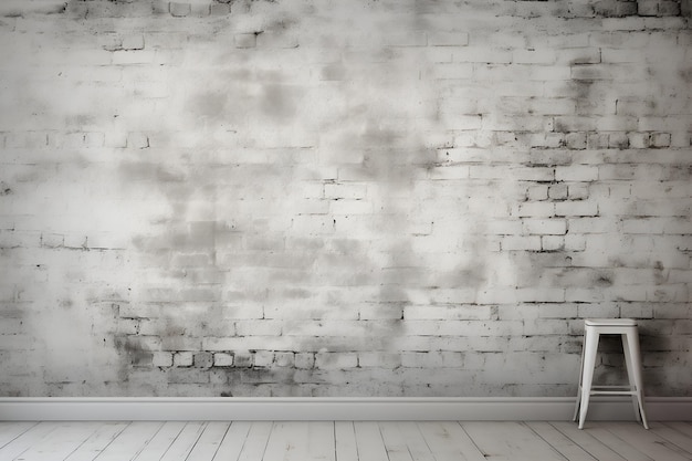 Photo grey wall brick