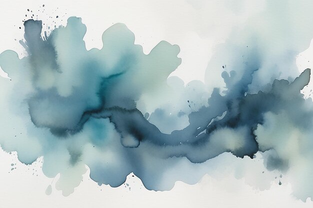 Grey watercolor soft abstract background