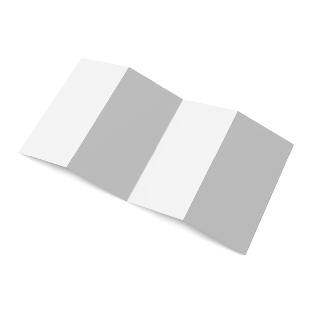 Photo a grey and white striped paper with a white background.