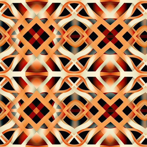 Grid spectaculaire achtergronden naadloos patroon AI gegenereerd xA