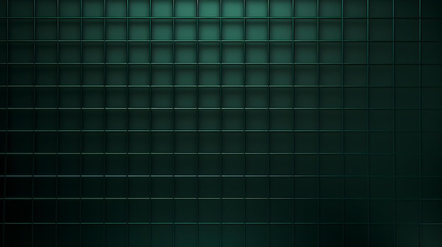 Grid Texture in Dark Green Colors Futuristic Background