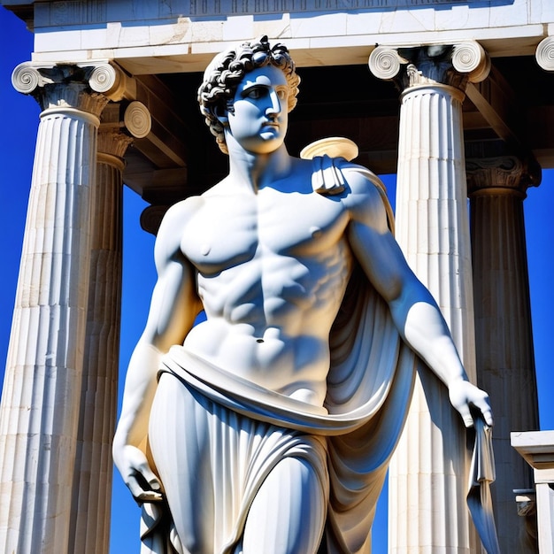 Foto griekse standbeeld griekse cultuur