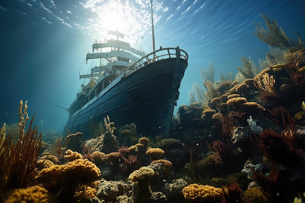 Griezelig scheepswrak vol met zeeleven