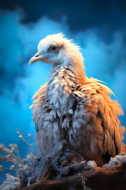 griffon vulture HD 8K behang Stock Fotografische afbeelding