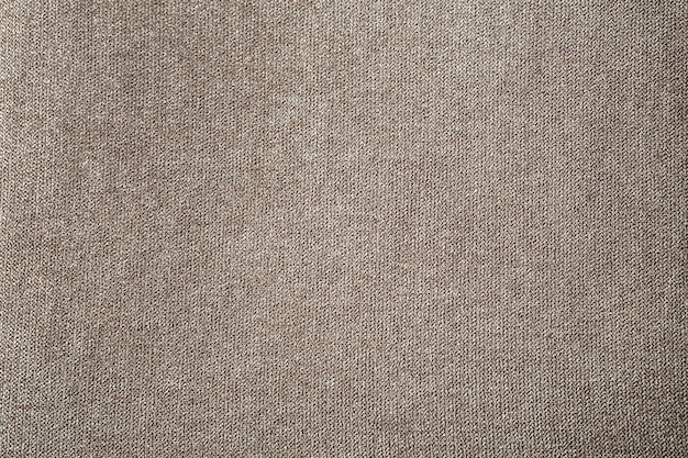 Grijs beige linnen canvas oppervlakte achtergrond. Jute ontwerp, ecologisch katoen textiel, modieuze geweven flex jute.