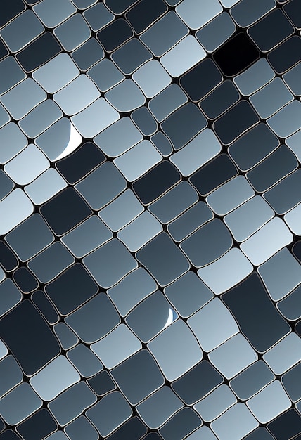 Grijs blauw gebarsten spiegel oppervlak abstracte achtergrond