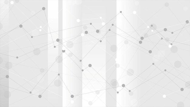 Grijze abstracte technologie grafiek achtergrond
