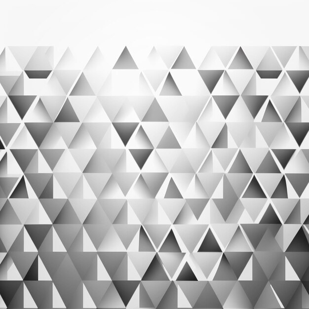 Foto grijze driehoek met patroon op witte achtergrond