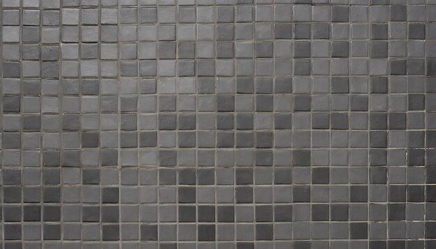 Foto grijze en zwarte mozaïek muur textuur en achtergrond