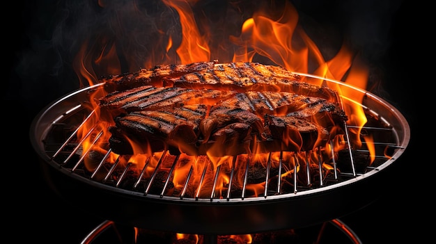 Grill Barbecue flame fire