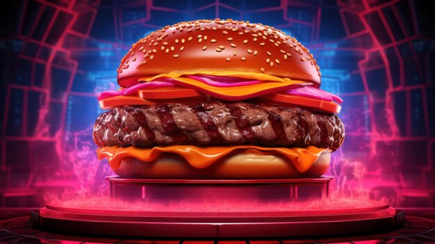 Grill burger UHd wallpaper