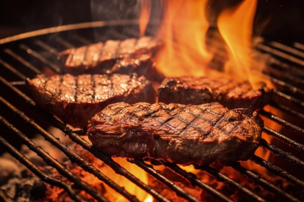 Grill Perfection Hartige houtskoolGegrilde steak die smelt in je mond
