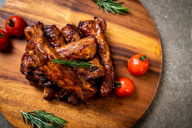 grilled barbecue pork ribs