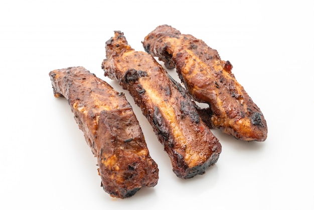 grilled barbecue ribs pork