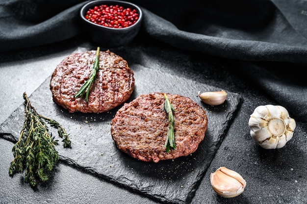 Grilled Beef burger patties