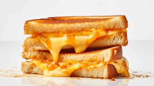 Grilled Cheese Sandwich on Black Surface