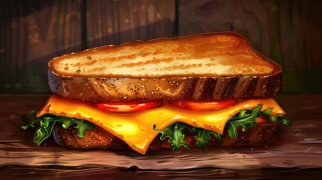 Сэндвич с жареным сыром