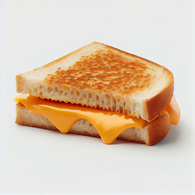 A grilled cheese sandwich with the word cheese on it