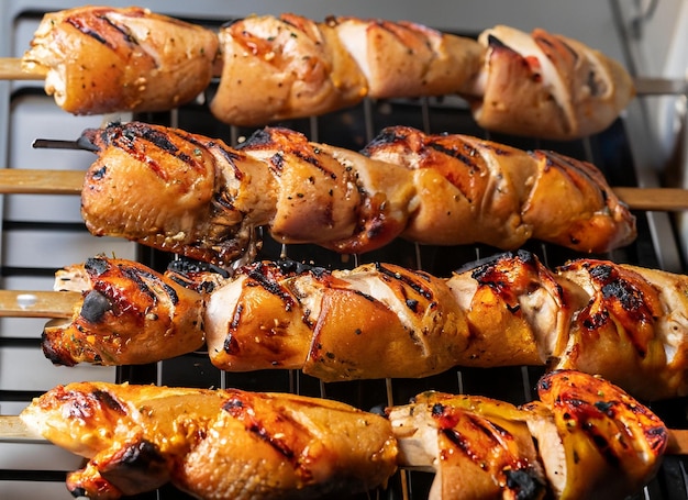 Grilled Chicken Kebab in the Oven with a Special Seasoning and an Amazing Taste