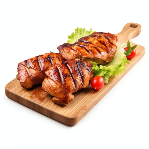 grilled chicken s teak real photo photorealistic