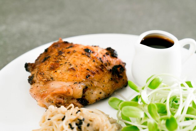 grilled chicken steak 