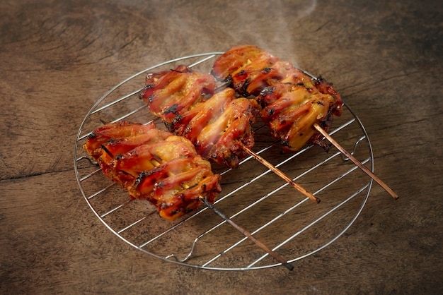 グリルチキン、屋台の食べ物